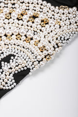 Recess Los Angeles Vintage Complice Off-The-Shoulder Pearl Explosion Stretch Tee Top