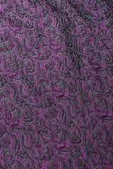 Recess Los Angeles Vintage Lilian Fell Metallic Lamé Paisley Peplum Jacket & Skirt Set