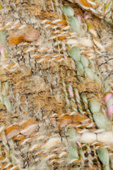 Vintage Lilli Ann Pastel Tan Nubby Mohair Bouclé Fabric