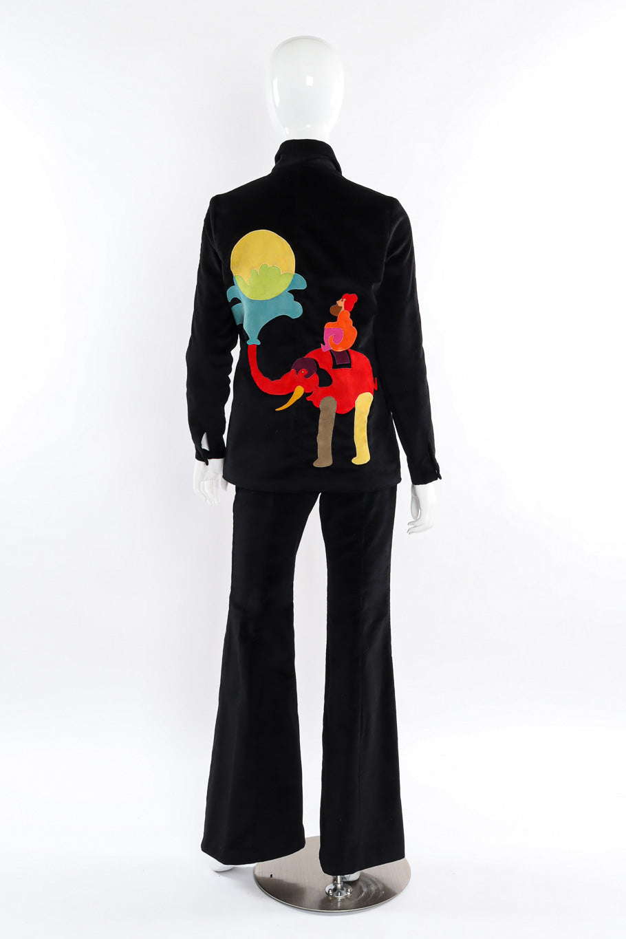 jacket and pant set by Lillie Rubin mannequin back @recessla
