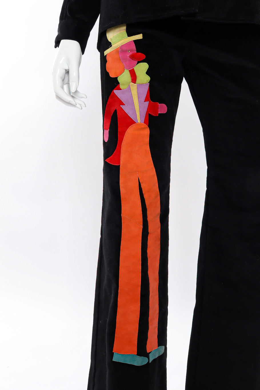 jacket and pant set by Lillie Rubin clown @recessla