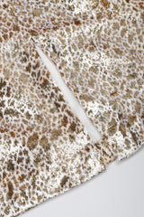 Recess Los Angeles Vintage Lillie Rubin Golden Velvet Lamé Sweetheart Sheath