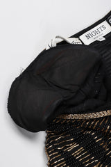 Recess Los Angeles Vintage Lillie Rubin Beaded Drop Waist Gown