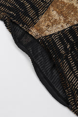 Recess Los Angeles Vintage Lillie Rubin Beaded Drop Waist Gown