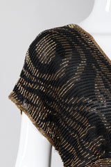 Recess Los Angeles Vintage Lillie Rubin Beaded Drop Waist Gown