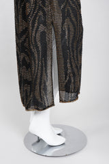 Recess Los Angeles Vintage Lillie Rubin Beaded Drop Waist Gown