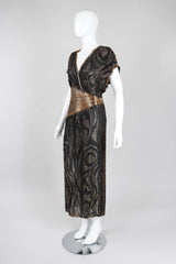 Recess Los Angeles Vintage Lillie Rubin Beaded Kimono Sleeve Gown