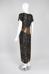 Recess Los Angeles Vintage Lillie Rubin Beaded Kimono Sleeve Gown