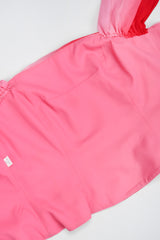 Recess Los Angeles Vintage Lillie Rubin Ombré Pleated Convertible Chiffon Bustier Top