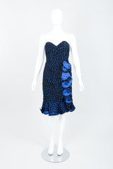 Polka Dot Strapless Dress