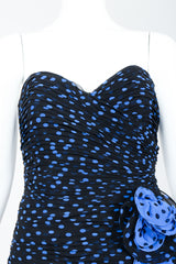 Polka Dot Strapless Dress