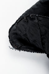 Vintage Riazee for Lillie Rubin Holographic Sequin Animal Sheath Dress loose beads at back neck