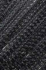 Recess Los Angeles Vintage Loris Azzaro Metallic Draped Chain Knit Top