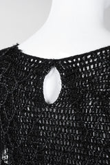 Recess Los Angeles Vintage Loris Azzaro Metallic Draped Chain Knit Top