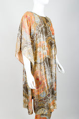 Vintage Lucie Ann Metallic Sputnik Tunic & Pant Set on Mannequin Angle at Recess Los Angeles