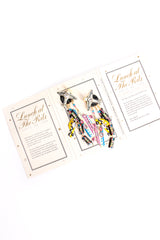 Vintage Lunch At The Ritz Weekend Getaway Earrings menu at Recess Los Angeles