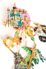 Vintage Lunch At The Ritz Fantasy Castle Tintagel Earrings at Recess LA