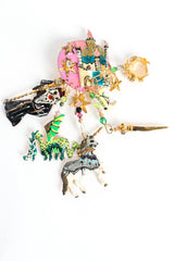 Vintage Lunch At The Ritz Fantasy Castle Tintagel Earrings at Recess LA