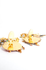 Vintage Lunch At The Ritz Fantasy Castle Tintagel Earrings clip back at Recess LA