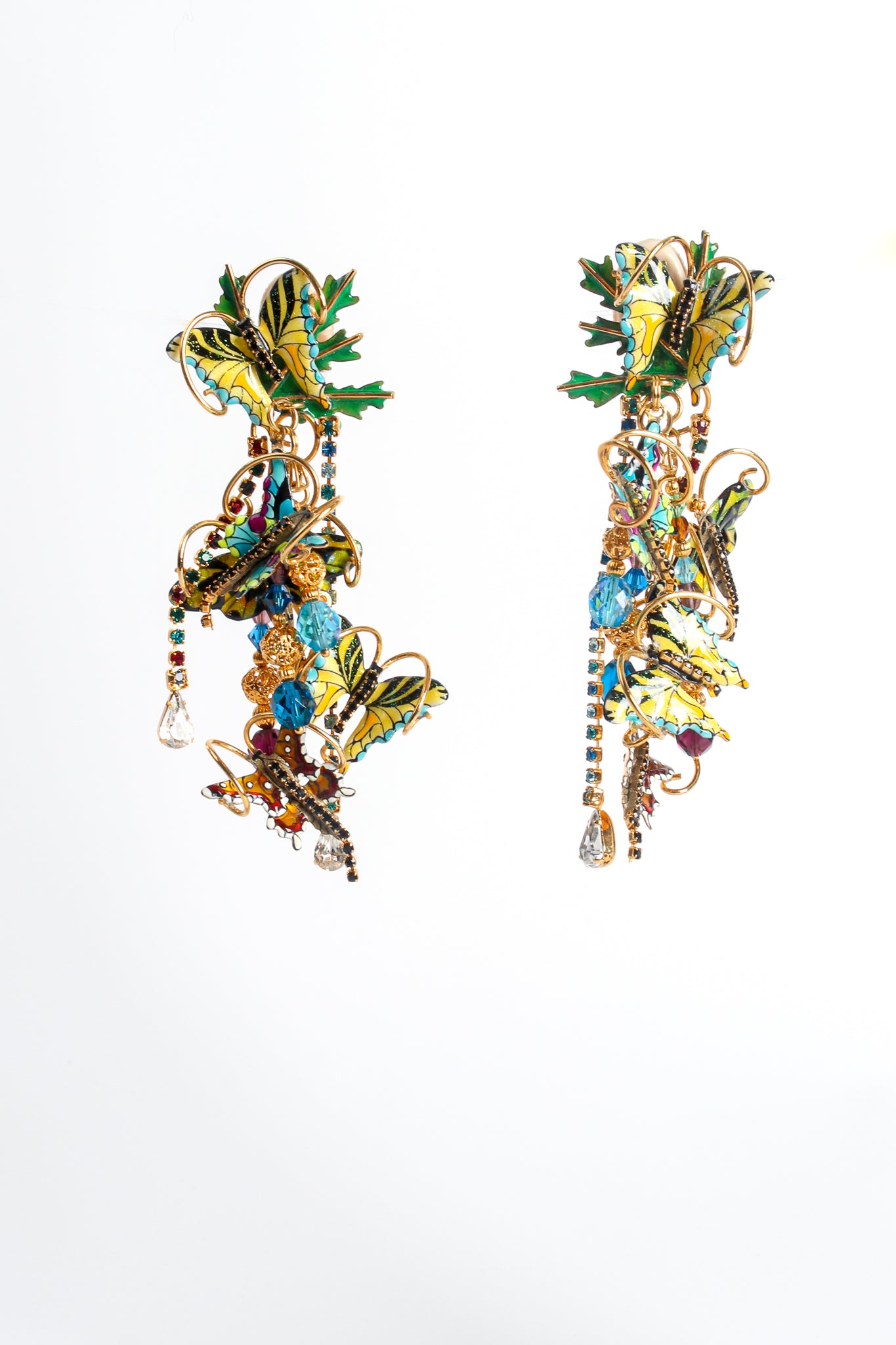 Jean Louis Scherrer vintage costume jewelry - Kaleidoscope effect