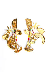 Vintage Lunch At The Ritz Fruit Party Chandelier Earrings back @ Recess LA