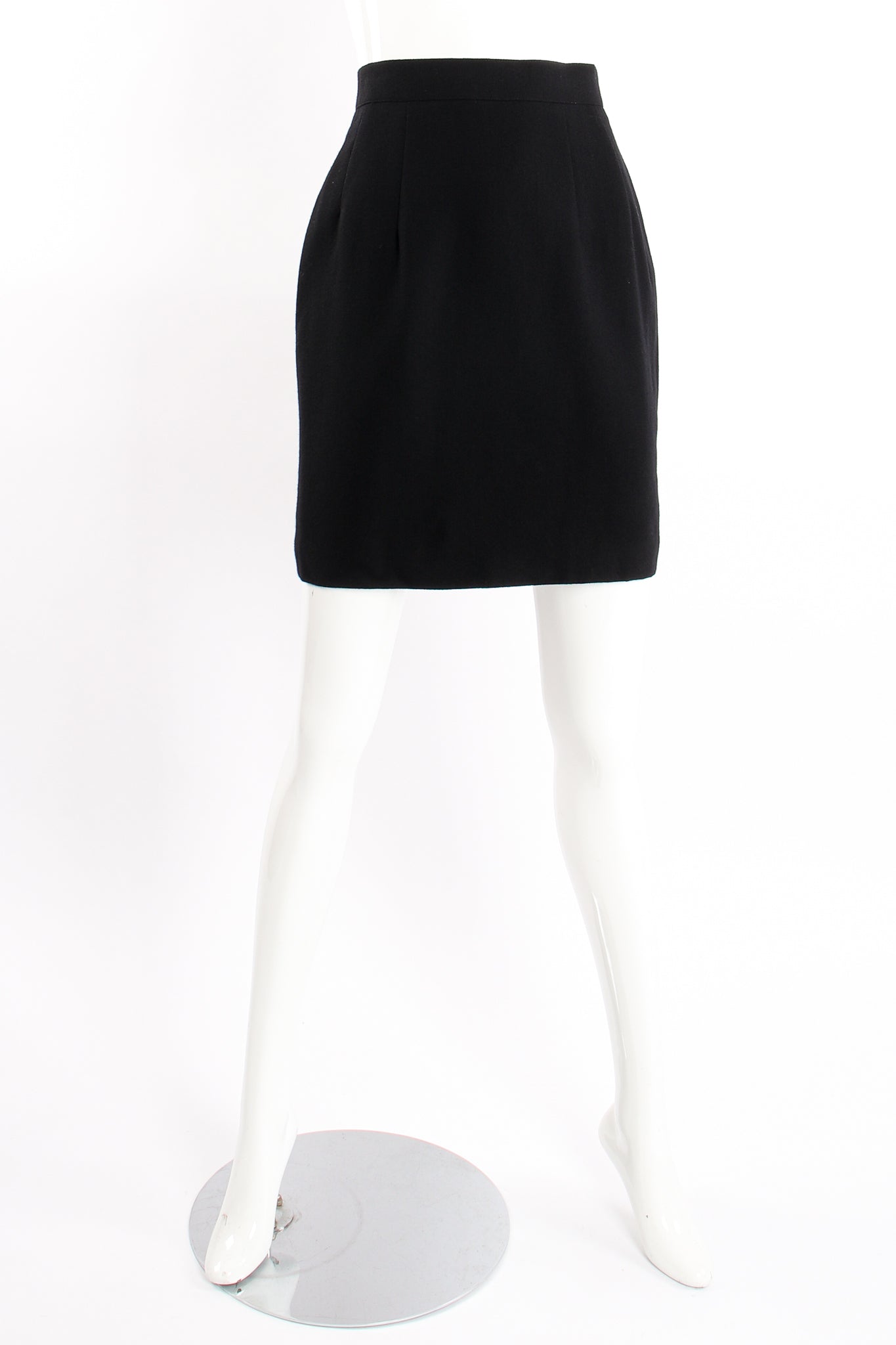Vintage M.Yoko Wool Bustier Skirt Set on Mannequin front at Recess Los Angeles