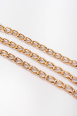 Recess Los Angeles MCM Charmed Gold Logo Chain Belt