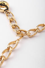 xRecess Los Angeles MCM Charmed Gold Logo Chain Belt