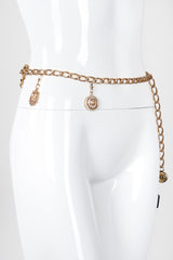 Recess Los Angeles MCM Charmed Gold Logo Chain Belt