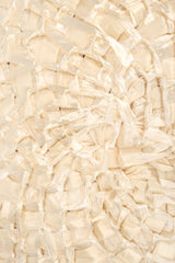 Recess Los Angeles Designer Consignment Vintage Mabelle Parks Millinery Woven Raffia Net Pom Pom Wedding Bridal Hat