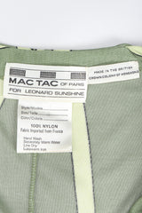 Recess Los Angeles Designer Consignment Vintage Mac Tac for Leonard Sunshine Jersey Plunge Iris Dress Resale Recycled