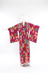 Vintage tropical tile kimono mannequin front arms up @recessla