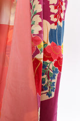 Vintage tropical tile kimono stitching and lining @recessla