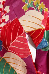Vintage tropical tile kimono loose stitching @recessla