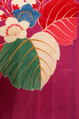 Vintage tropical tile kimono stain on leaf @recessla