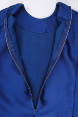 Recess Los Angeles Vintage Malcolm Starr Jewel Trimmed Silk Shift Tunic Dress