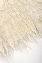 Recess Designger Consignment Vintage Manos Del Uruguay Pastel Mongolian Sheep Fleece Sweater Jacket Los Angeles Resale