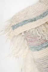 Recess Designger Consignment Vintage Manos Del Uruguay Pastel Mongolian Sheep Fleece Sweater Jacket Los Angeles Resale