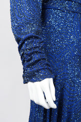 Recess Los Angeles Vintage Margi Kent Belted Glitter Batwing Dress