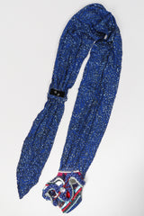 Recess Los Angeles Vintage Margi Kent Belted Glitter Batwing Dress