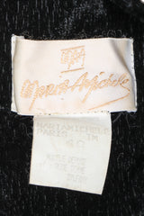 Recess Designer Consignment Vintage Maria Michele Velvet Jeweled Bust Cocktail Dress Los Angeles Resale