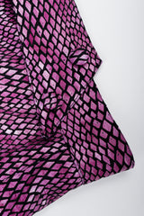 Vintage Marpelli by Udo Reptilian Jacket & Skirt Set waistband detail