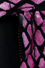 Vintage Marpelli by Udo Reptilian Jacket & Skirt Set Wear to back zipper