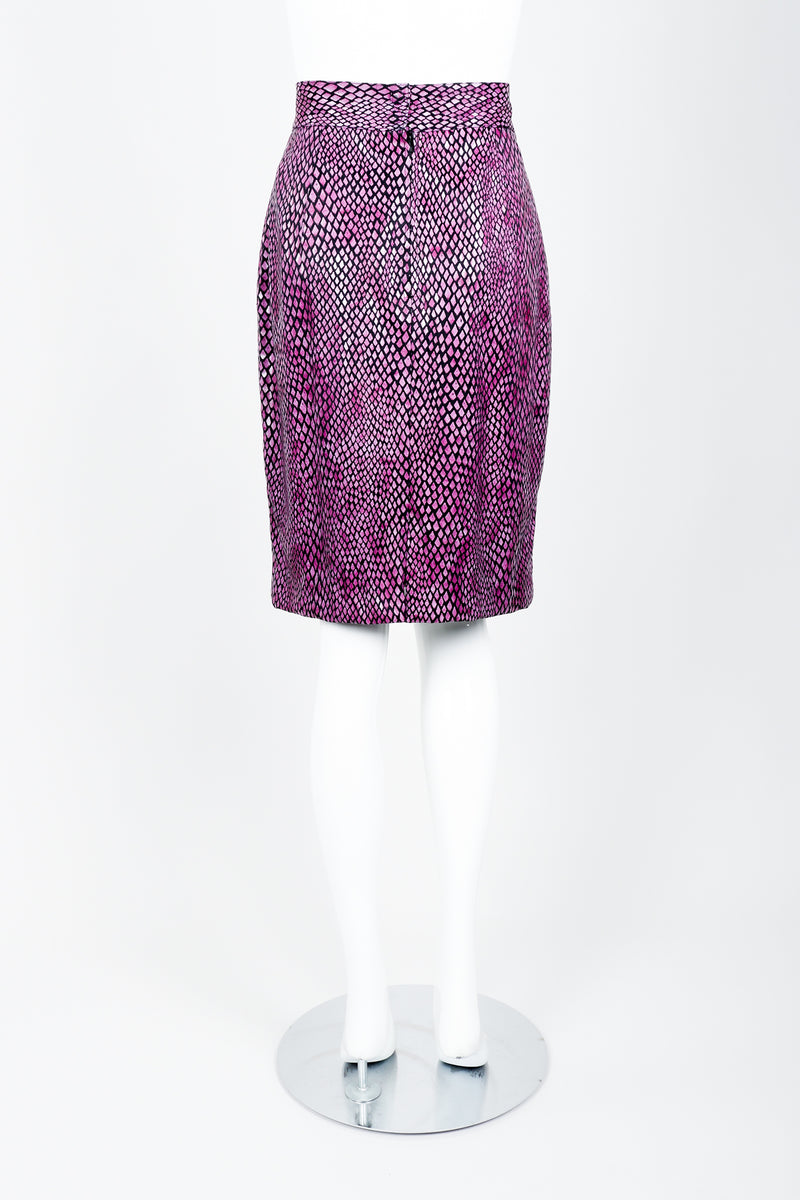 Vintage Marpelli by Udo Reptilian Skirt on Mannequin back at Recess