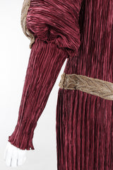 Recess Los Angeles Vintage Unsigned Mary McFadden Pleated Juliet Gown GoT Game of Thrones Romeo Elizabethan