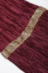 Recess Los Angeles Vintage Unsigned Mary McFadden Pleated Juliet Gown GoT Game of Thrones Romeo Elizabethan