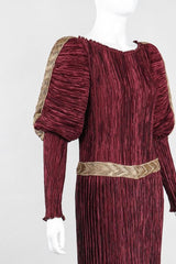 Recess Los Angeles Vintage Unsigned Mary McFadden Pleated Juliet Gown GoT Game of Thrones Romeo Elizabethan