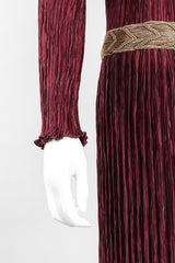 Recess Los Angeles Vintage Unsigned Mary McFadden Pleated Juliet Gown GoT Game of Thrones Romeo Elizabethan