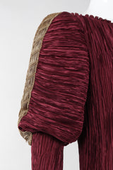 Recess Los Angeles Vintage Unsigned Mary McFadden Pleated Juliet Gown GoT Game of Thrones Romeo Elizabethan