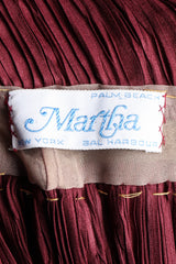 Recess Los Angeles Vintage Unsigned Mary McFadden Pleated Juliet Gown GoT Game of Thrones Romeo Elizabethan